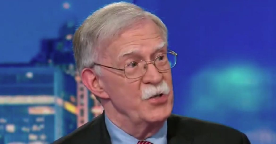 DOJ Pushing For Charges Against John Bolton… As Soon as This Week