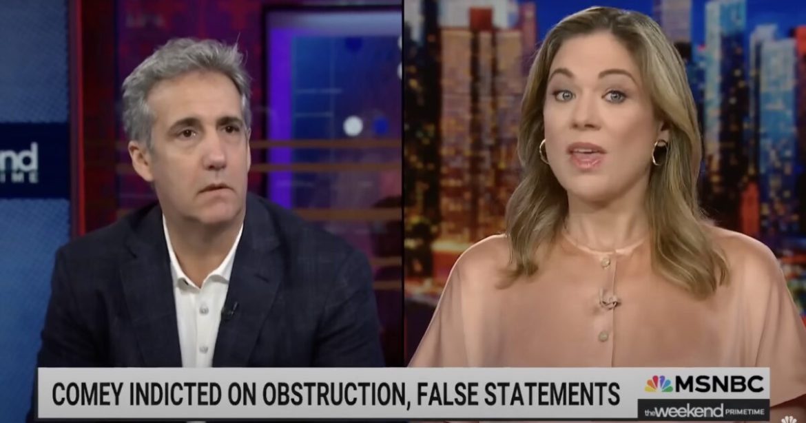 Trump-Hating Michael Cohen Shocks MSNBC Hacks by Admitting Comey Likely Committed a Crime and Will Be Found Guilty