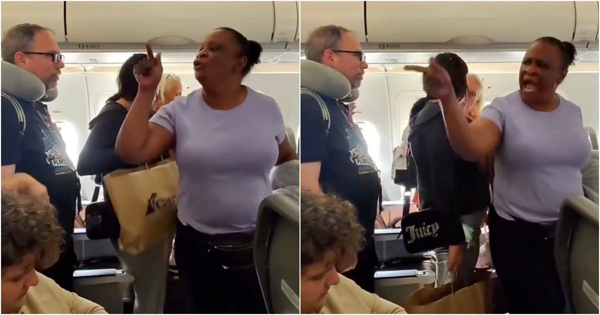 ENTITLED Woman Blocks Entire Plane of Passengers from Exiting, DEMANDS Her Daughter Seated Several Rows Behind Be Allowed to Leave First (VIDEO)