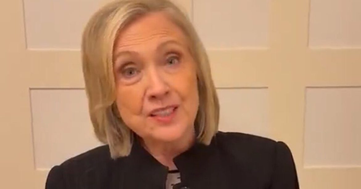 WATCH: Crooked Hillary ‘Surprises’ Kamala Harris with Video Message During Her Book Tour, Trashes “Unhinged” Trump, “We Beat Him Four Times”