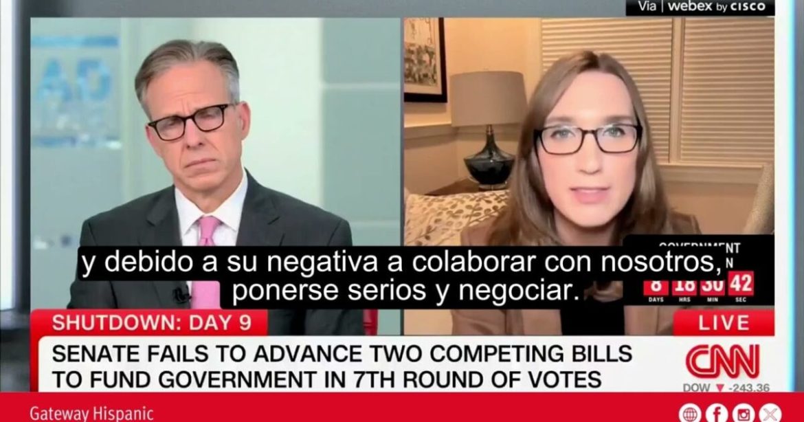 Rep. Tim McBride, a Man Pretending to Be a Woman, Blames Republicans For the Government Shutdown