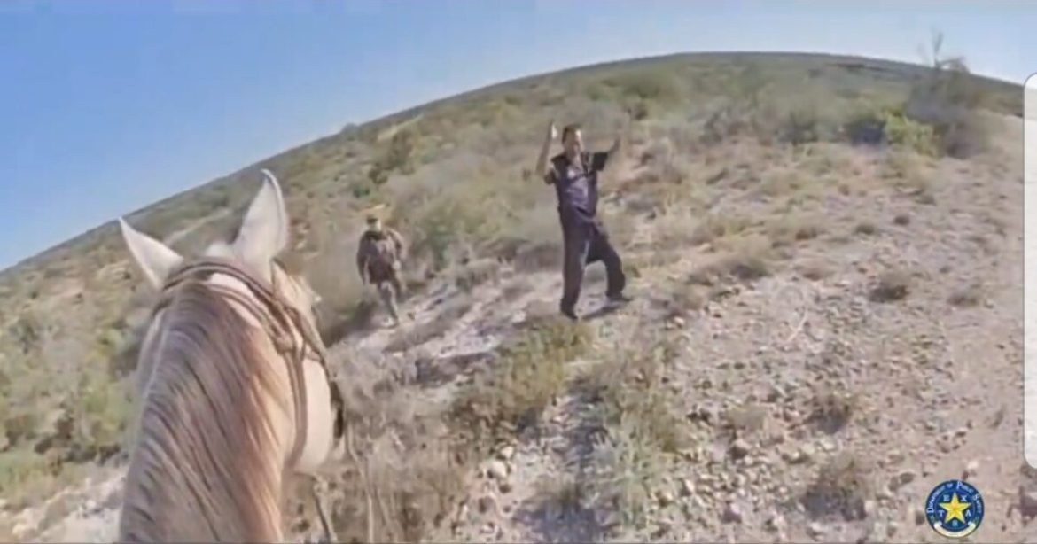 Texas DPS Mounted Patrol and K9 Unit Track Illegal Alien Felon with Numerous Previous Deportations (VIDEO)